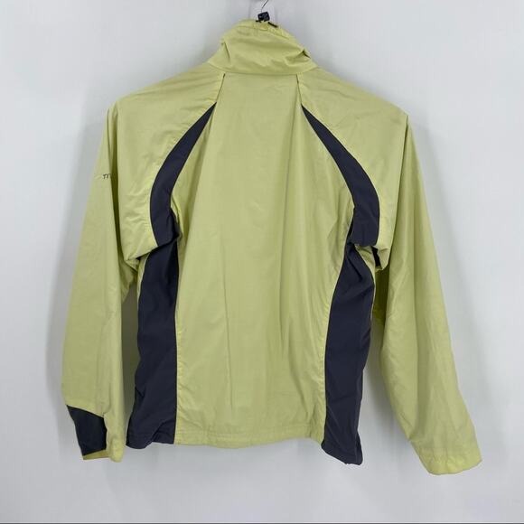 Womens Columbia Titanium light yellow and grey full zip jacket size XS - Picture 2 of 8